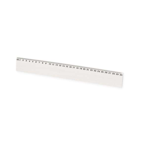 Sostenible regla de 30cm fabricada con caña de trigo. Herramienta en perfecta combinación de funcionalidad y ecología, siendo una elección respetuosa con el medio.La caña de trigo fomenta la utilización de materias primas naturales, reduciendo así las emisiones contaminantes.