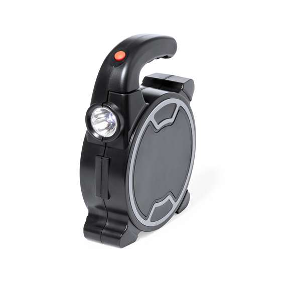 Set de herramientas en estuche de ABS con linterna incorporada y mango ergonómico, provisto con 4 Leds alimentados por 3 pilas AAA (no incluidas). Dispone de 21 accesorios en su interior: destornilladores de precisión (planos y philips), mango multifunción para cabezales compatibles (philips, planos, estrella, adaptador), llaves de tubo y flexómetro. Presentado en caja de diseño kraft.