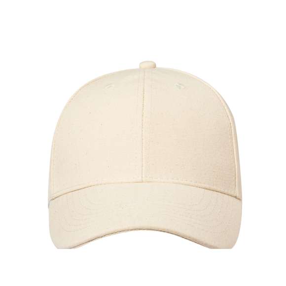 Gorra para niño de 6 paneles en 100% Algodón Orgánico. Cierre ajustable de hebilla metálica en color bronce. Etiqueta en interior con logo Algodón Orgánico.