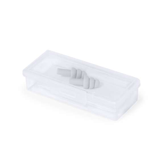 Set de tapones para oído y tiras nasales adhesivas. Práctico kit de descanso provisto de un par de tapones para oídos reutilizables hechos en suave silicona y 5 tiras nasales autoadhesivas, para un alivio inmediato. Presentado en una caja de plástico transparente.