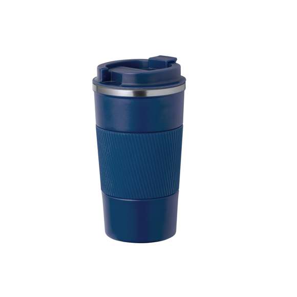 Vaso térmico fabricado en acero inox de doble pared y 400 ml de capacidad de color mate. Con dosificador en tapa y abrefácil, banda de silicona a juego y base antideslizante, libre de BPA. Es ideal para tener en tu escritorio, mesa o en cualquier superficie donde disfrutar tranquilamente de tu bebida favorita.