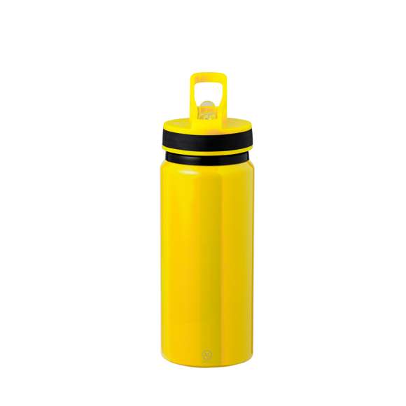 Bidón en Aluminio Reciclado de 680 ml de capacidad. Sistema de fácil apertura libre de BPA con dosificador de pajita y asa de transporte a juego. Con logotipo Aluminio Reciclado. Disponible en variada gama de colores brillantes y presentado en atractiva caja de diseño kraft. El Aluminio Reciclado es un material con posibilidades de reciclaje casi infinitas, sin perder sus propiedades originales y consumiendo menos energía en este proceso.Certificación GRS (Global Recycled Standard / Estándar de Reciclaje Global), que garantiza el origen reciclado del material usado para fabricar el producto.