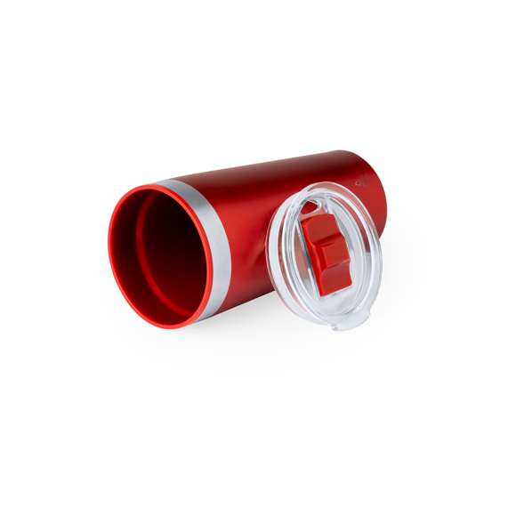 Vaso térmico fabricado en acero inox reciclado, con doble pared y 600 ml de capacidad. Incluye tapa con dosificador y abrefácil. Es ideal para tener en tu escritorio, mesa o en cualquier superficie donde disfrutar tranquilamente de tu bebida favorita. Con logotipo Acero Inox Reciclado. El acero es uno de los materiales más demandados y que puede encontrarse casi en todas partes, desde productos de uso diario a grandes construcciones. Con innumerables propiedades, entre las que cabe destacar la durabilidad y su alto grado de reutilización, convirtiéndolo en una alternativa muy valorada en soluciones de sostenibilidad. Debidamente tratado, permite obtener nuevos recursos de infinita utilización.