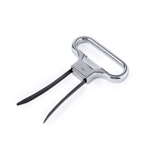 Original sacacorchos con innovador mecanismo de extracción sin perforar el corcho, evitando la contaminación del vino o de cualquier otro líquido contenido en la botella. Fabricado en resistente acero inox, con funda en ABS de elegante color negro. Presentado en caja de diseño individual.