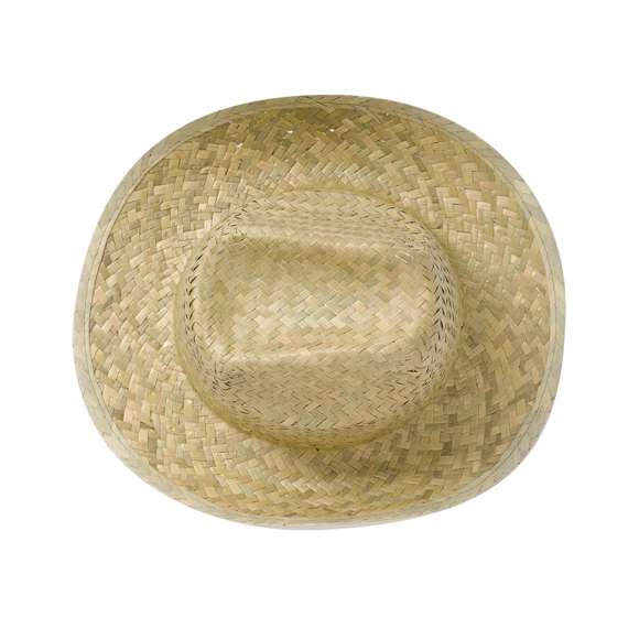 Sombrero de paja. Fabricado con paja trenzada en color verde natural, su forma de confeccionarlo hace que sea transpirable. Cuenta con una cinta interior para que sea más confortable.