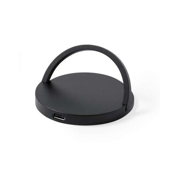 Cargador inalámbrico magnético 15W, fabricado en resistente aluminio. Con soporte regulable incluido e indicador de estado de carga. Compatible con terminales equipados con tecnología de carga inalámbrica e incluye cable de carga USB de 1m, con conector de aluminio. Amplia superficie de marcaje y presentado en atractiva caja de diseño. Disponible manual de instrucciones en español e inglés.Fabricado conforme a los estándares RoHS y en cumplimiento con los siguientes requisitos de seguridad: Sistema de protección contra sobrecalentamiento. Sistema de protección contra sobrecarga. Sistema de bloqueo para evitar cortocircuitos.
