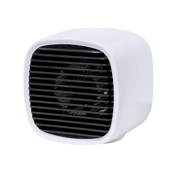 Práctico mini calefactor, eficaz para combatir el frío. Con una potencia de 600W y compatible con corriente alterna de 220V-240V, este dispositivo es el aliado perfecto para espacios pequeños. Su diseño portátil y elegante lo convierte en un complemento ideal para cualquier entorno. Presentado en caja de diseño kraft.