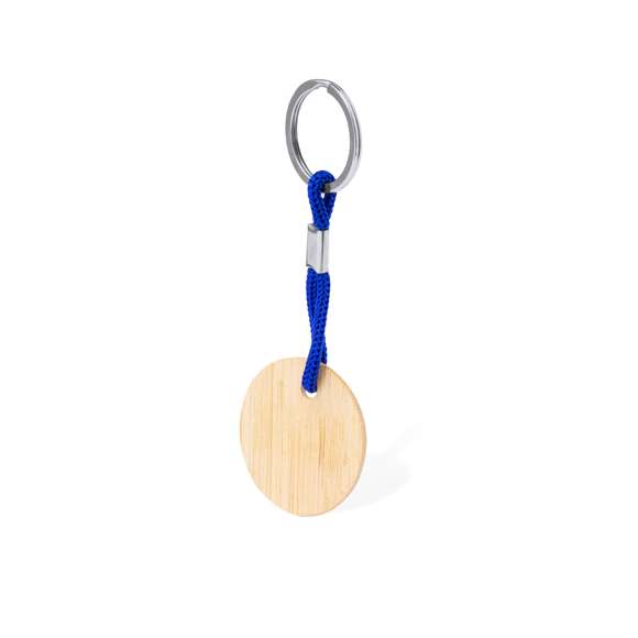 Práctico llavero redondo, fabricado en bambú, con cordón en variados colores. Es ideal para el marcaje en láser. Materiales como el bambú fomentan la utilización de materias primas naturales, reduciendo las emisiones contaminantes. Proviene de una planta de gran resistencia y versatilidad, con crecimiento y regeneración rápidos, siendo una excelente alternativa al uso de madera tradicional.