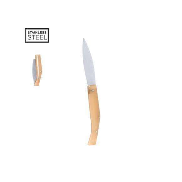 Navaja fabricada en resistente acero inox, con mango ergonómico fabricado en resistente ABS. La aleación de la hoja garantiza resistencia a la corrosión y abrasión, siendo ideal para el uso frecuente con materiales duros. La hoja es de tipo punta de espada, que se caracteriza por su forma recta, con una pequeña curvatura en la punta. Presentada individualmente en caja de diseño kraft.
