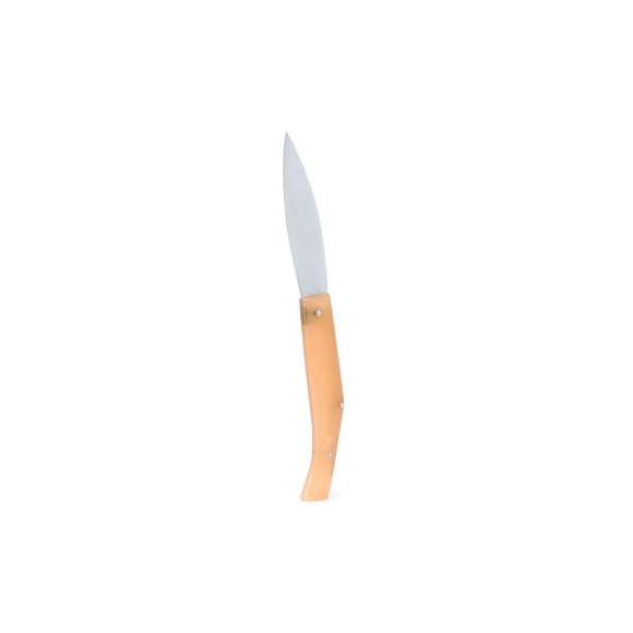 Navaja fabricada en resistente acero inox, con mango ergonómico fabricado en resistente ABS. La aleación de la hoja garantiza resistencia a la corrosión y abrasión, siendo ideal para el uso frecuente con materiales duros. La hoja es de tipo punta de espada, que se caracteriza por su forma recta, con una pequeña curvatura en la punta. Presentada individualmente en caja de diseño kraft.