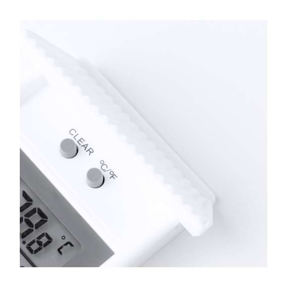 Práctica estación meteorológica de exterior y para colgar, con diseño de caseta. Con pantalla LCD para lectura rápida de temperatura máxima, media y mínima. En la parte superior contiene botón de reinicio y botón para elegir entre ºC o ºF. Inspirador diseño de caseta para poder colgar. Alimentado por 2 pilas AAA (no incluidas). Con instrucciones en español e inglés. Presentada individualmente en caja de diseño kraft.