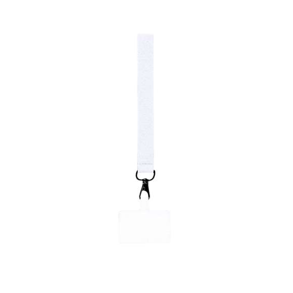 Original pulsera soporte en suave poliéster, adaptable para todo tipo de muñecas y con accesorio de transporte para situar entre la funda y el smartphone. Cinta de transporte a juego y mosquetón metálico giratorio en color negro. Disponible en variada gama de colores.