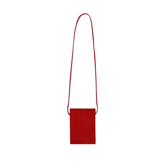 Portatodo fabricado en resistente poliéster de 260g/m2. De acabado cosido con tacto de pana en variados y alegres colores con bolsillo de gran capacidad. Asas largas de 100cm de cordón. Disponible en variada gama de colores.