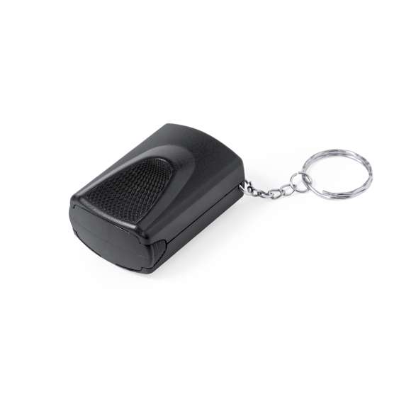 Práctica lupa llavero con aumento 20x y luz LED integrada. Fabricada en resistente ABS de color negro y fácil de transportar por su reducido tamaño. Alimentada por 1 pila de botón (incluida) y presentada en caja individual de cartón negra.