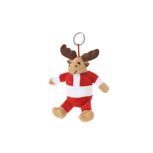 Suaves llaveros peluche con motivos navideños. Disponibles en tres divertidos y originales diseños: Reno, Muñeco de Nieve y Oso.