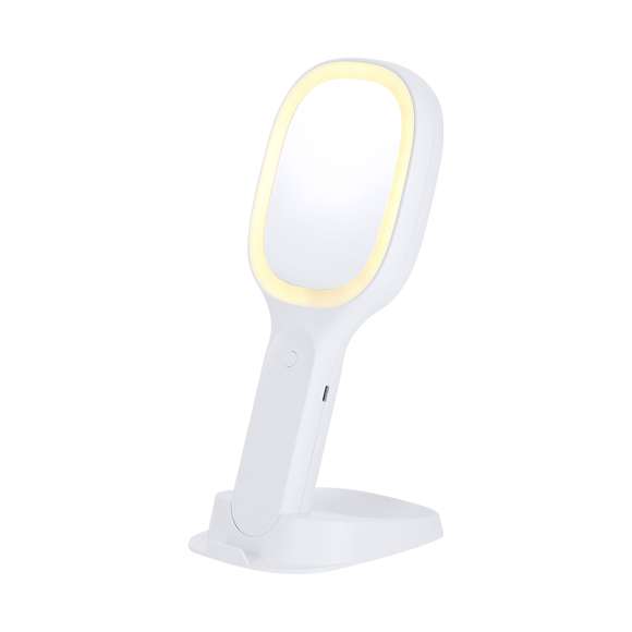 Espejo multifunción extraíble con versátiles funciones:- Espejo de aumento 1x por una cara y 5x por la otra.- Cargador inalámbrico de 15W.- Soporte para smartphone, permitiendo el uso del dispositivo mientras utilizas el espejo.- Luz con 3 intensidades: blanca, intermedia y cálida. Con 44 luces LEDs.- Compartimento para objetos pequeños.Fabricado conforme a los estándares RoHS y en cumplimiento con los siguientes requisitos de seguridad:Sistema de protección contra sobrecalentamiento. Sistema de protección contra sobrecarga. Sistema de bloqueo para evitar cortocircuitos.