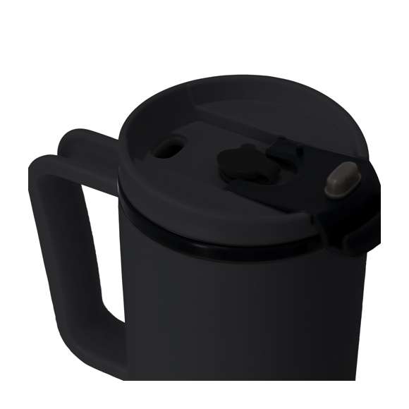 Taza térmica fabricada en resistente PP Reciclado de doble pared y 800 ml de capacidad. Tapa con dosificador de fácil apertura, que incluye un orificio para pajita. Libre de BPA. Con asa de agarre ergonómica. Con distintivo PP Reciclado.El PP Reciclado es un plástico reciclado y altamente reciclable, de gran resistencia y apto para multitud de aplicaciones. Con certificación Food Grade, garantizando la seguridad cuando los alimentos entran en contacto con el material usado para fabricar el producto.Con certificación Food Grade, garantizando la seguridad cuando los alimentos entran en contacto con el material usado para fabricar el producto.