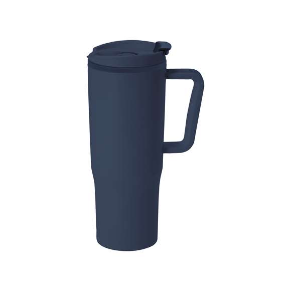 Taza térmica fabricada en resistente PP Reciclado de doble pared y 800 ml de capacidad. Tapa con dosificador de fácil apertura, que incluye un orificio para pajita. Libre de BPA. Con asa de agarre ergonómica. Con distintivo PP Reciclado.El PP Reciclado es un plástico reciclado y altamente reciclable, de gran resistencia y apto para multitud de aplicaciones. Con certificación Food Grade, garantizando la seguridad cuando los alimentos entran en contacto con el material usado para fabricar el producto.Con certificación Food Grade, garantizando la seguridad cuando los alimentos entran en contacto con el material usado para fabricar el producto.