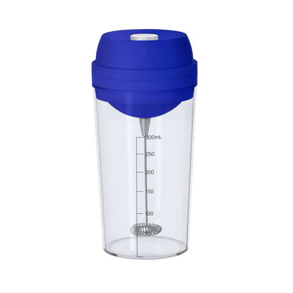 Vaso mezclador de 300 ml de capacidad. Con mezclador eléctrico en tapadera. Con dos velocidades y tapa ajustable. Incluye escala de medidas impresa en el lateral para disfrutar de la bebida perfecta. Fabricado conforme a los estándares RoHS y en cumplimiento con los siguientes requisitos de seguridad:Sistema de protección contra sobrecalentamiento. Sistema de protección contra sobrecarga. Sistema de bloqueo para evitar cortocircuitos.