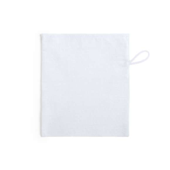 Funda multiusos fabricada en tejido de alta resistencia (mezcla de algodón y poliéster), transpirable y lavable. Con elástico de plegado a juego e ideal para impresión.