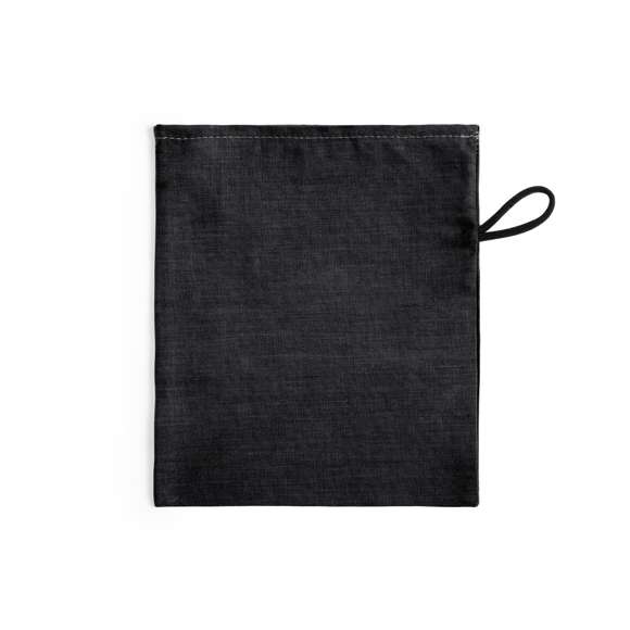 Funda multiusos fabricada en tejido de alta resistencia (mezcla de algodón y poliéster), transpirable y lavable. Con elástico de plegado a juego e ideal para impresión.