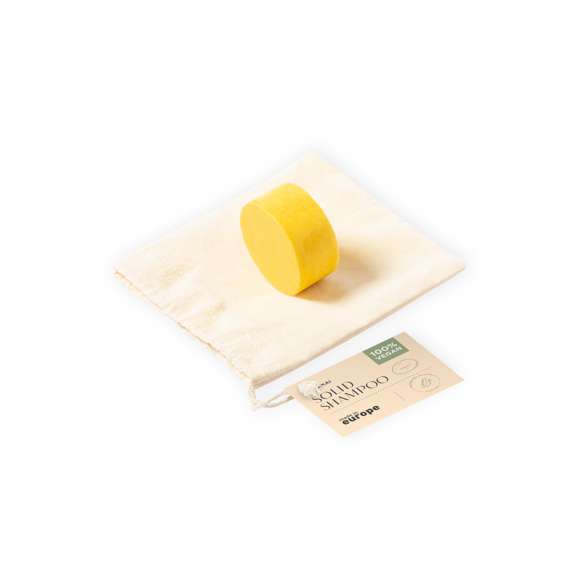 Champú sólido vegano Shikakai de 80 gr, elaborado con una selección de ingredientes activos como la oliva virgen, manteca de karité bio, zanahoria y extractos botánicos de shikakai. Rico en vitamina E, aportando al cabello limpieza, sedosidad y vigor. De agradable fragancia que aporta un estado de placer y bienestar interior. 	 	Presentación en bolsa individual de algodón, con cierre de cordón y etiqueta distintiva. 	 	Dermatológicamente testado y de fabricación europea. 	 	Producto sostenible y 100% vegano, sin ingredientes de procedencia animal. Además, no se han realizado pruebas de estos productos en animales, promoviendo el cuidado y respeto de todos ellos.