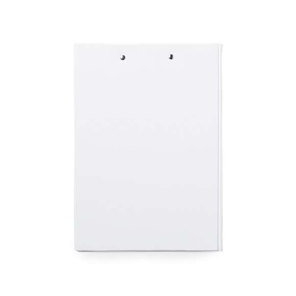 Clásica carpeta de pinza en variados colores y acabado en suave PVC. Con bolsillo transparente de solapa interior en resistente PVC.
