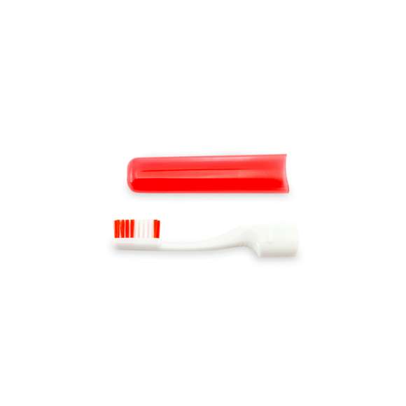  	Cepillo de dientes plegable de suave tacto y llamativo diseño bicolor en amplia gama de colores.