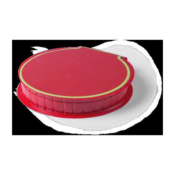  	Set de 14 piezas en estuche de diseño circular con resistente cuerpo acabado en brillantes colores e interior con compartimentos de seguridad. Contiene goma, sacapuntas, ceras y lápices de madera de cuerpo cilíndrico, rotuladores, acuarelas y pincel.
