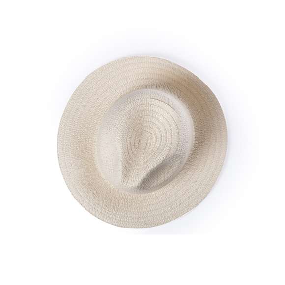  	Sombrero en fibra sintética de alta calidad. Con cinta interior y orificios de ventilación.