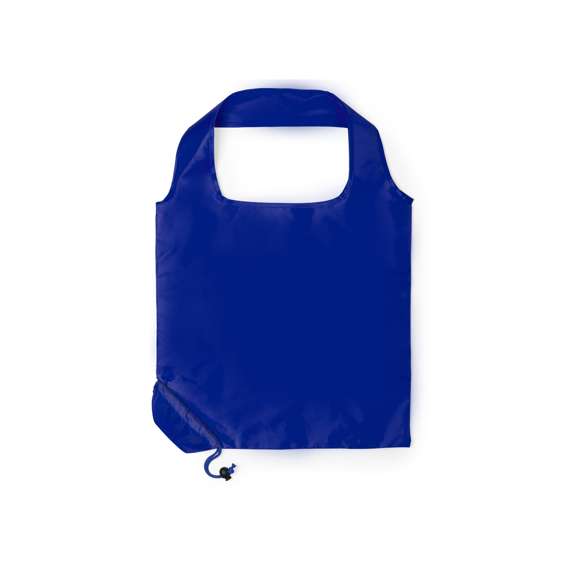 Bolsa plegable en llamativos colores. De suave poliéster 190T, con cómodas asas y con cordón a juego. Accesorio de ajuste para fácil plegado.