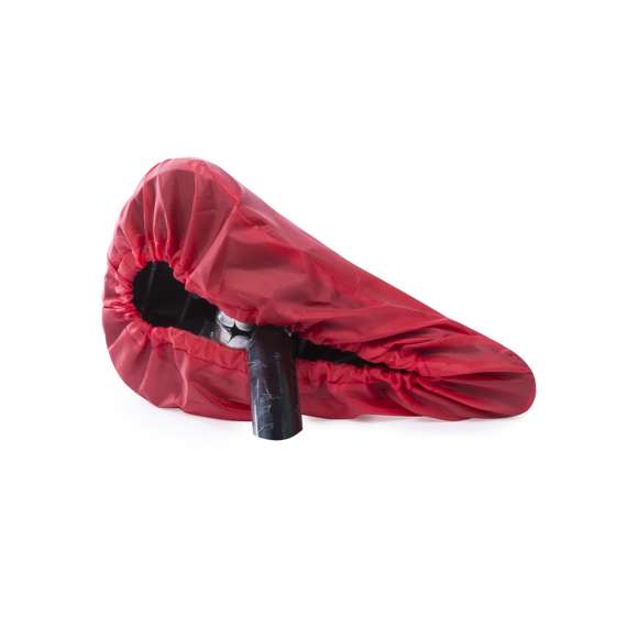 Práctica y resistente funda para sillín en poliéster 190T. Ajustable para todo tipo de sillines y disponible en variada gama de colores.
