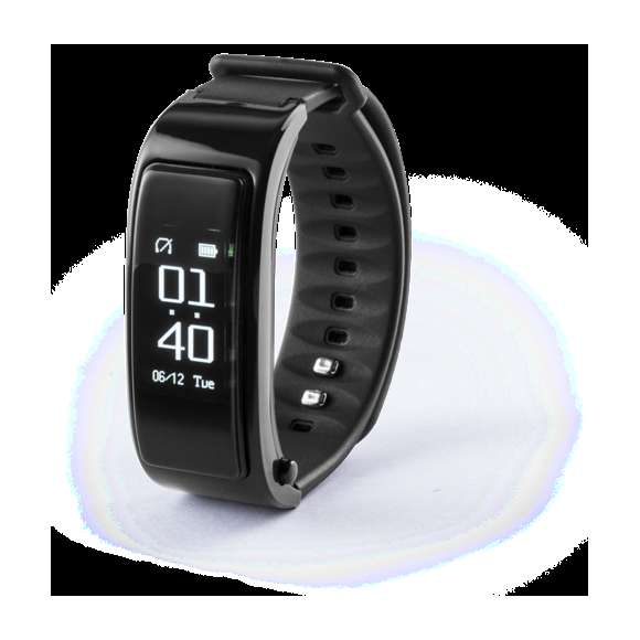 Reloj inteligente multifunción de diseño deportivo, con conexión Bluetooth y recargable mediante cable Micro USB -incluido-. Base extraíble con función auricular y manos libres. Su cuerpo en material TPU y su pantalla LCD integrada de 0,96 pulgadas lo convierten en el gadget perfecto para todo tipo de actividades deportivas, de ocio y para el día a día. Presentado en atractiva caja de diseño.