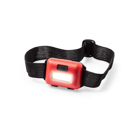 Linterna de línea deportiva con cinta elástica ajustable para brazo, cabeza… Con 8 luces COB blancas y 3 posiciones de iluminación (2 posiciones fijas y 1 posición intermitente). Disponible en variada gama de colores, con alimentación a pilas (3xAAA no incluidas) y presentada en una atractiva caja de diseño.