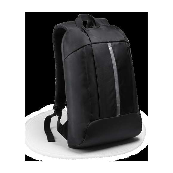 Mochila con indicadore luminoso multiusos, en poliéster 600D resistente al agua. De diseño urbano, compartimento principal con cierre de cremallera de doble tirador y bolsillo acolchado para portátil de hasta 15 pulgadas. Con cintas de hombros y espalda acolchadas, de ajuste regulables. Incluye conexión USB para para encendido de la luz indicadora. Compartimento principal con cierre de cremallera, con cintas de hombros y espalda acolchadas. Cintas de ajuste regulables.