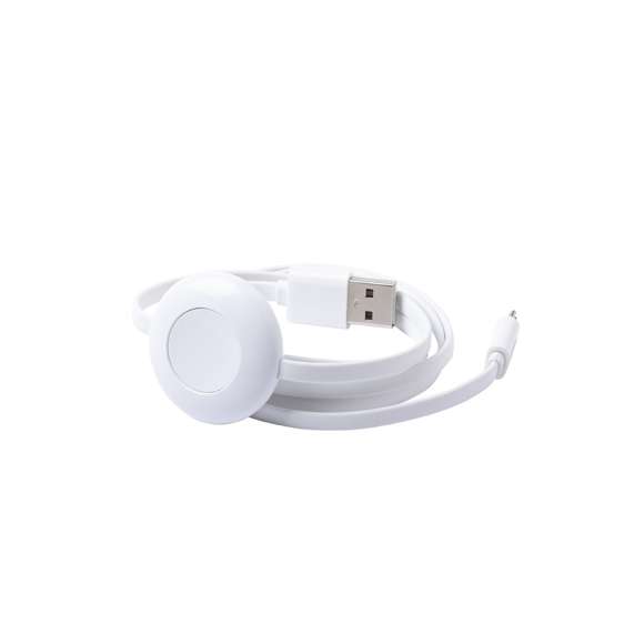 Elegante y decorativo humidificador con original diseño, disponible en acabado blanco y difuminado. Con suave tacto de goma y luz led blanca en el interior. 250ml de capacidad, con botón de encendido ON/OFF. Recomendado para uso en estancias de hasta 25m2, con 3 filtros de recambio y cable de alimentación USB (incluido). Presentado en bandeja protectora de PVC y en atractiva caja de diseño.