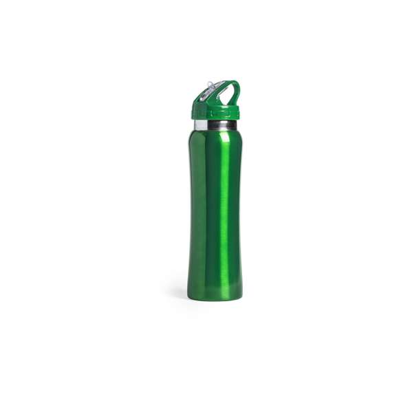 Bidón en alta calidad y de gran capacidad -800 ml- en acero inox. Sistema de fácil apertura libre de BPA y asa de transporte a juego. Disponible en variada gama de colores brillantes y presentado en atractiva caja de diseño. Disponible manual de instrucciones en español e inglés.