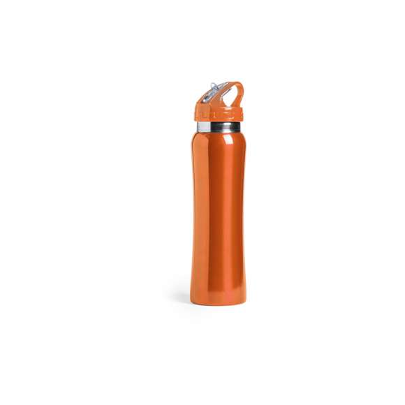Bidón en alta calidad y de gran capacidad -800 ml- en acero inox. Sistema de fácil apertura libre de BPA y asa de transporte a juego. Disponible en variada gama de colores brillantes y presentado en atractiva caja de diseño. Disponible manual de instrucciones en español e inglés.