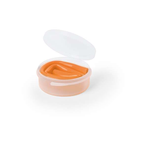 Pajita de silicona flexible y reutilizable, de 25,5cm de largo. Disponible en variada gama de colores brillantes y presentada en estuche de PP con acabado translúcido.