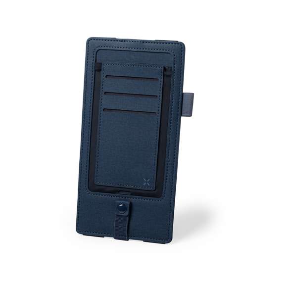 Elegante y práctico organizador cargador en polipiel. Cargador inalámbrico integrado con luz indicadora de carga y ajustable a cualquier tamaño de bloc de notas. Incluye soporte para bolígrafo y multitud de bolsillos para tarjetas y otros accesorios. Disponible en variada gama de colores, con cierre de corchete y bandas elásticas. Cable micro USB incluido.