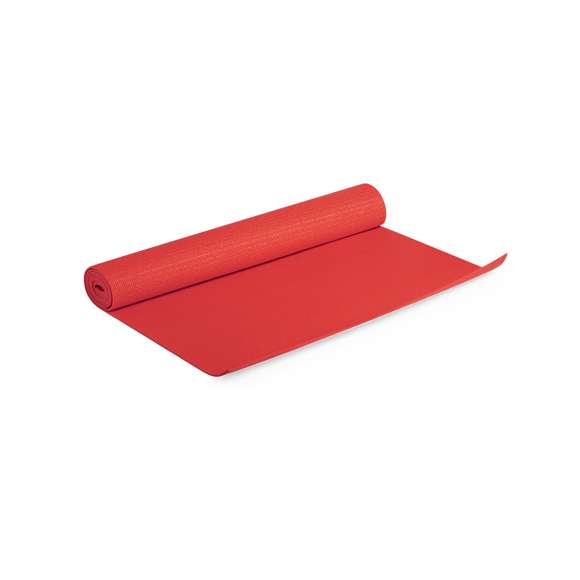 Esterilla para yoga y otras actividades en resistente y suave material PVC. 60x180 cm, con asas y bolsa de transporte. Disponible en variada gama de colores.