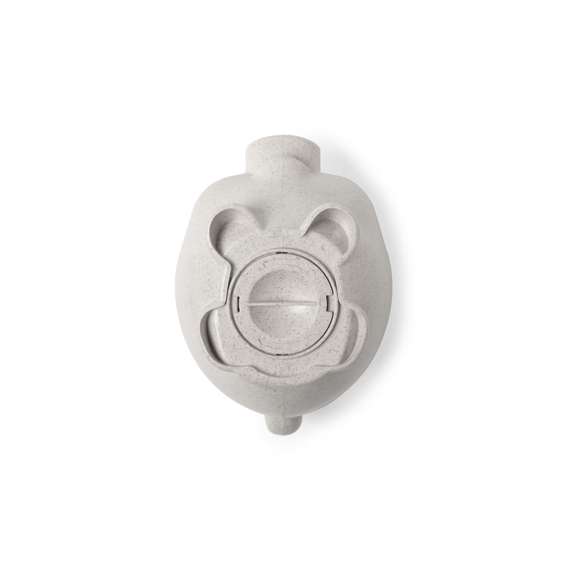 Hucha de línea nature con forma de cerdito, para ahorrar a la vez que se cuida del medio ambiente.
