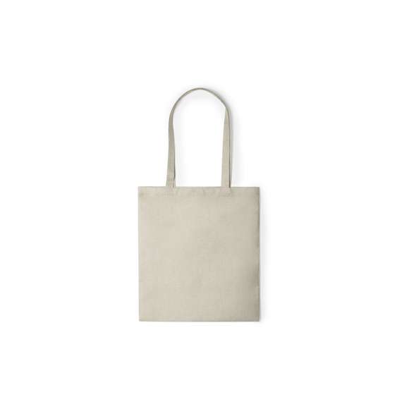 Bolsa de inspiración nature, en resistente poliéster de suave tacto, especialmente elaborado para impresión en sublimación. Con asas largas de 70 cm reforzadas, con acabado cosido y resistencia de hasta 8 kg de peso.