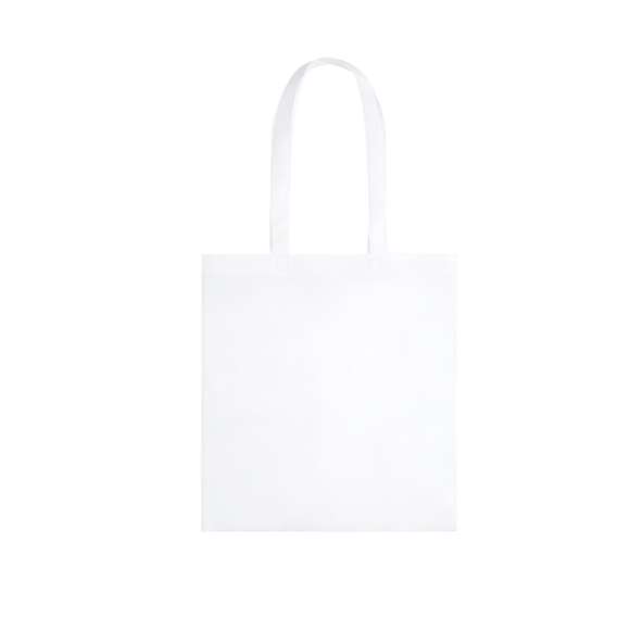 Bolsa de línea nature, fabricada en resistente material PLA -Ácido PoliLáctico-, que se obtiene a partir de recursos 100% naturales como el almidón de maíz, la yuca o la caña de azúcar, pudiendo convertirse en 100% compostable al final de su ciclo de vida útil. Tamaño 36x40 cm, de acabado termo sellado y con asas largas reforzadas de 68 cm. Resistencia de hasta 6 kg de peso.