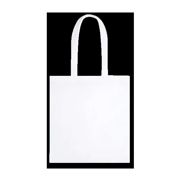 Bolsa de línea nature, fabricada en resistente material PLA -Ácido PoliLáctico-, que se obtiene a partir de recursos 100% naturales como el almidón de maíz, la yuca o la caña de azúcar, pudiendo convertirse en 100% compostable al final de su ciclo de vida útil. Tamaño 36x40 cm, de acabado termo sellado y con asas largas reforzadas de 68 cm. Resistencia de hasta 6 kg de peso.