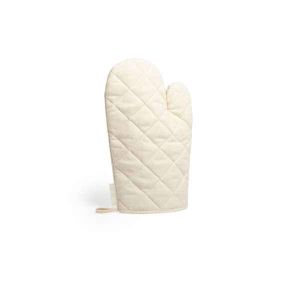  	Manopla de cocina de línea nature. Fabricada en material 100% algodón orgánico de alta calidad. Con una cara lisa especialmente diseñada para impresión y cinta para colgar. Distintivo algodón orgánico en etiqueta.