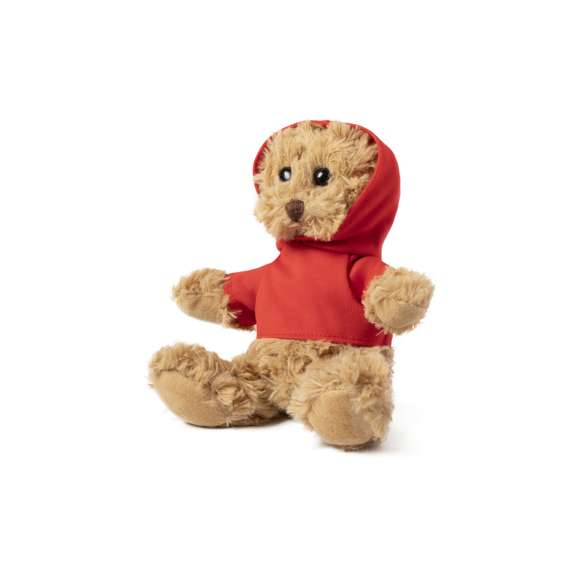 Osito de peluche muy cariñoso. Disponible con camiseta de poliéster en variada gama de colores