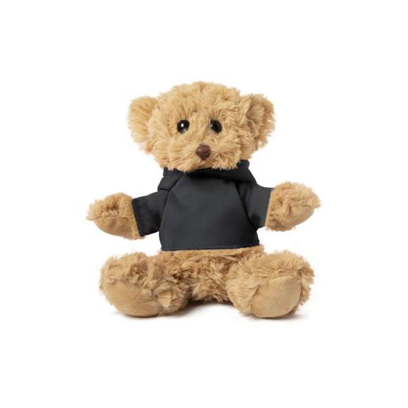 Osito de peluche muy cariñoso. Disponible con camiseta de poliéster en variada gama de colores