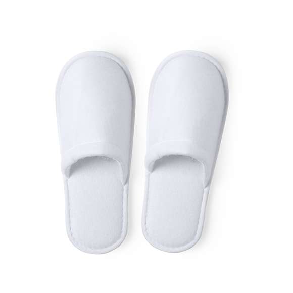 Par de zapatillas unisex fabricadas en combinación de algodón y poliéster. Confortable interior acolchado y pespuntes de refuerzo. Talla única 36-43.