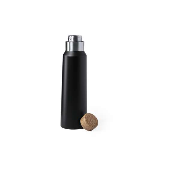 Bidón de inspiración nature en alta calidad y de gran capacidad -770 ml-. En acero inox, con tapón de diseño inspirado en el corcho. Disponible en elegantes colores blanco y negro y presentado en atractiva caja de diseño eco. Disponible manual de instrucciones en español e inglés.